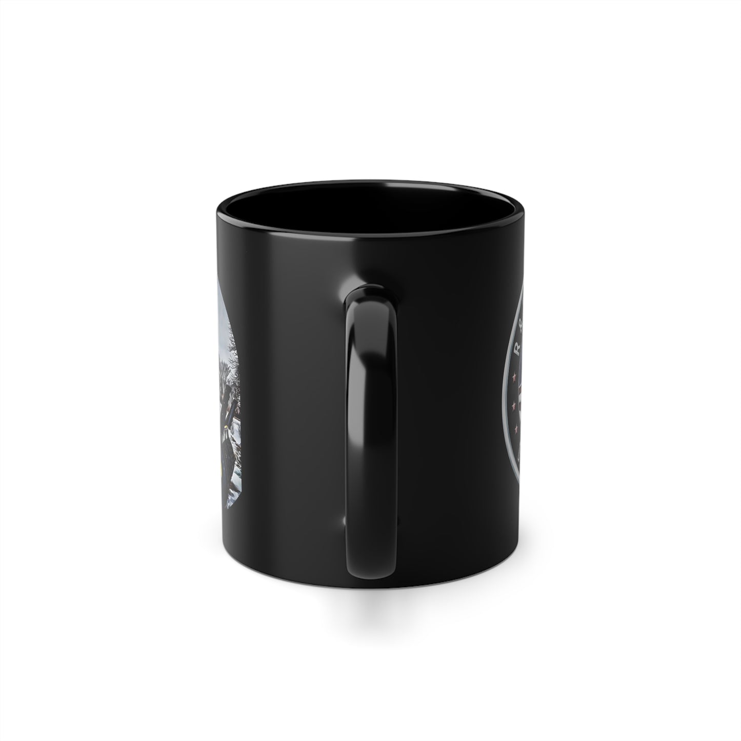 R & F -Black Coffee Cup, 11oz tractor blower