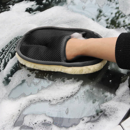 Wool Soft Car Washing Glove