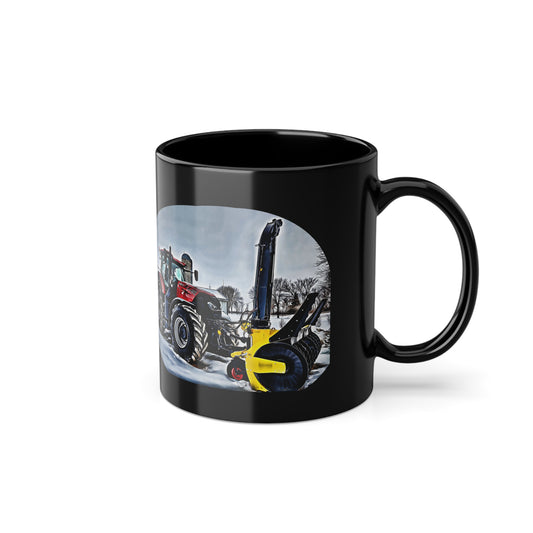 R & F -Black Coffee Cup, 11oz tractor blower