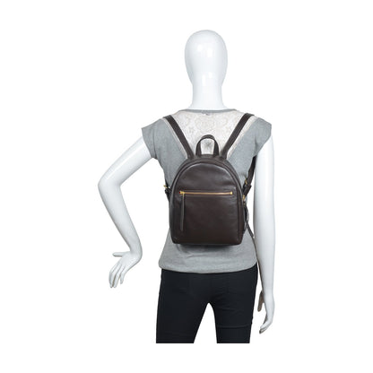 Kiwi Small Leather Backpack