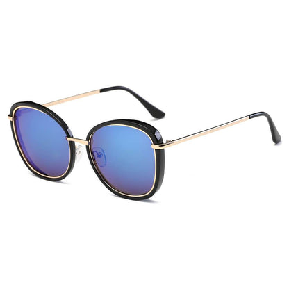 BROOKVILLE | Women Round Cat Eye Oversize Sunglasses