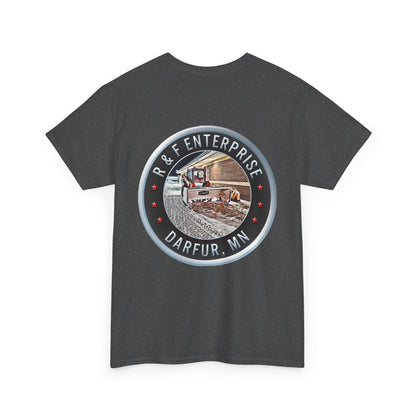 R & F Plowing Unisex Heavy Cotton Tee