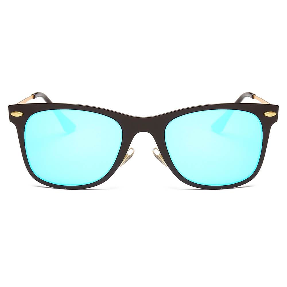 DUGALD | Classic Horn Rimmed Rectangle Fashion Sunglasses