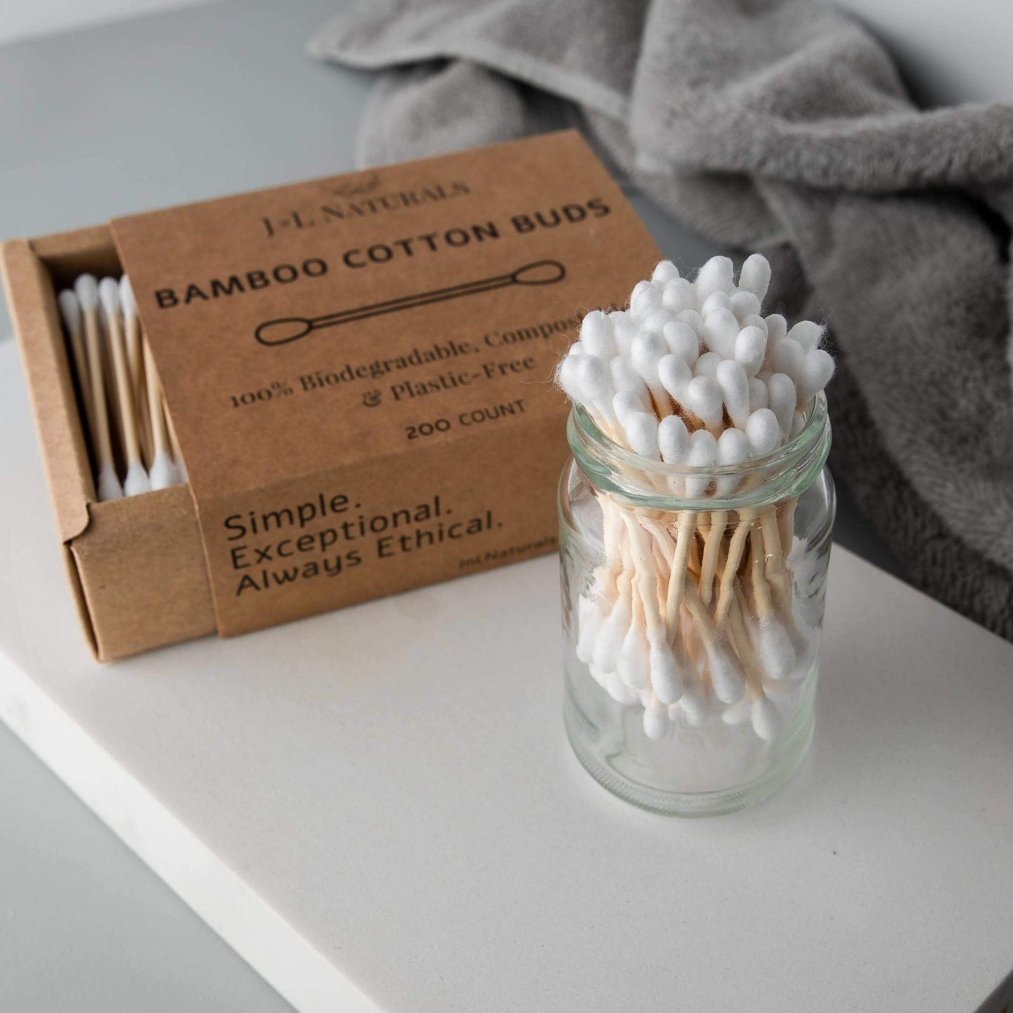 Bamboo Cotton Buds 200-Pack