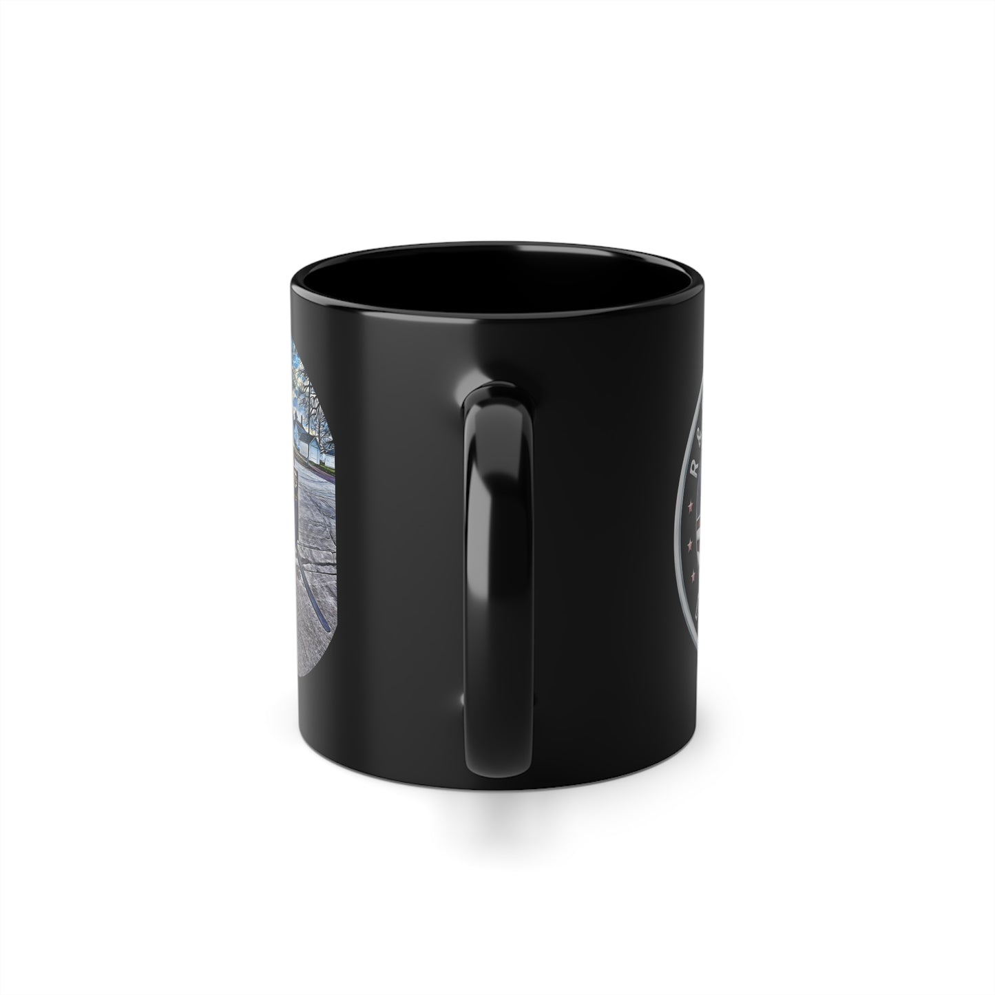 R & F -Black Coffee Cup, 11oz forks