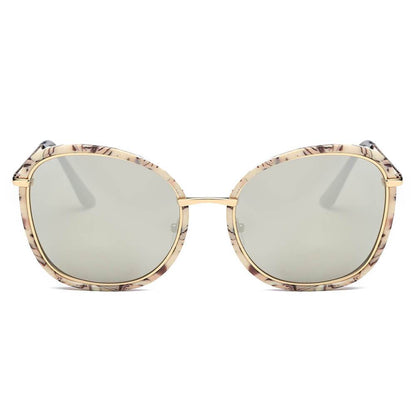 BROOKVILLE | Women Round Cat Eye Oversize Sunglasses