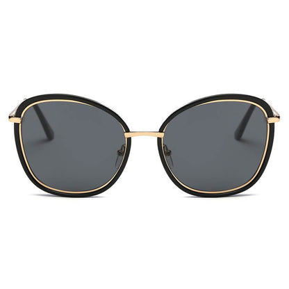 BROOKVILLE | Women Round Cat Eye Oversize Sunglasses