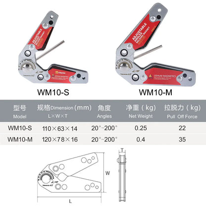 LISHUAI Adjustable Angles Welding Magnet/Neodymium Magnet