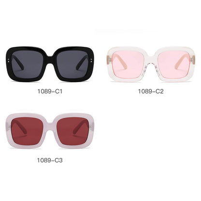 CLEMSON | Women Retro Trendy Vintage Bold Square Oversize Sunglasses